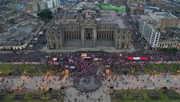 El Centro de Lima registró violentas protestas. (Foto: GEC)