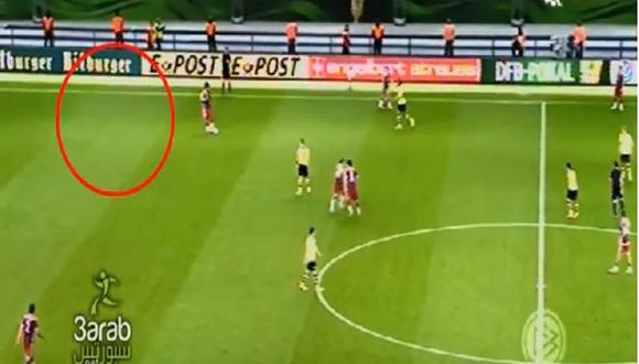 Detectan extraña sombra en partido del Bayern Munich y el Borussia Dortmund [VIDEO]