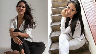 Melissa Paredes y su hija, Mía, alientan a Rodrigo Cuba