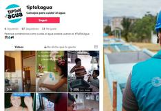 Crean concurso en TikTok para concientizar a peruanos sobre el buen uso del agua potable