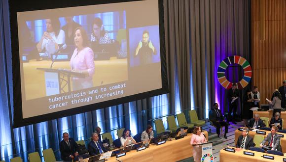 Dina Boluarte en la ONU