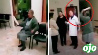 Anciana golpea a un doctor al enterarse de que no le darán una cita médica