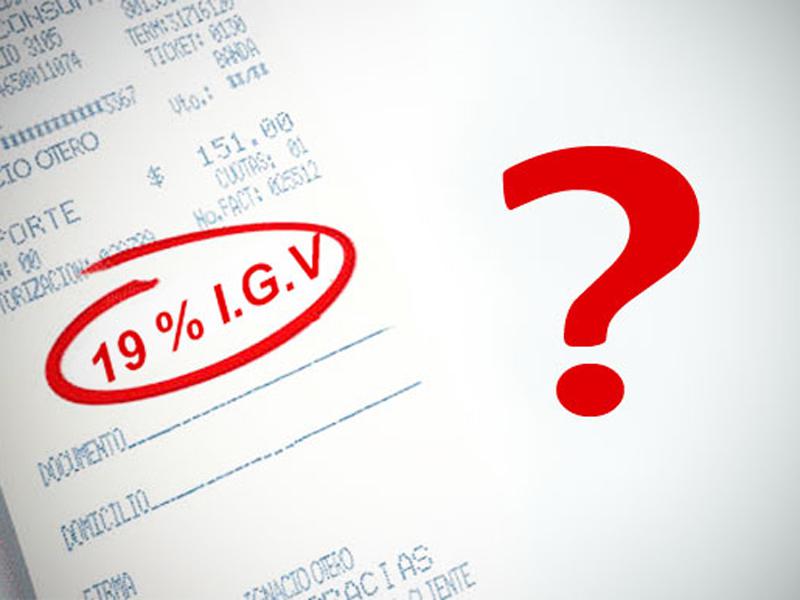 Nueva tasa del 18% de IGV entra en vigencia hoy  