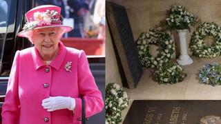 Isabel II: Publican la primera foto de la tumba de la monarca inglesa en la Capilla de San Jorge