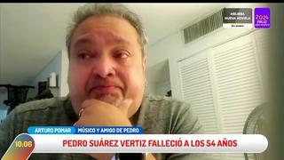 Arturo Pomar, exintegrante de Arena Hash, llora desconsoladamente tras la muerte de Pedro Suárez Vértiz (VIDEO)