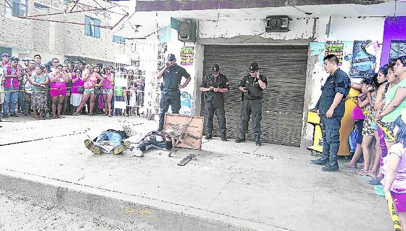 Trujillo: Sicarios matan a dos comerciantes en cantina 
