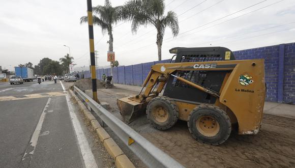 Lima Expresa colocará casetas de peaje en el acceso a la Av. Separadora Industrial y las obras se realizarán en dos etapas. (Foto: César Campos)