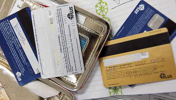 Tasas de interés de tarjetas de crédito superan el 60% anual. (Foto: GEC)