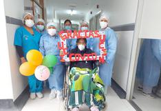 Mujer embarazada vence al COVID-19 tras estar 17 días en UCI del Hospital Regional de Cusco