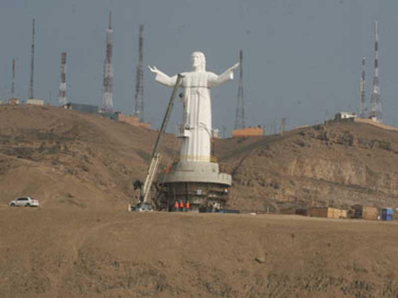 Se terminó de construir Cristo del Pacífico