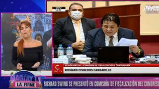 Magaly Medina arremete contra Richard Swing tras llegada al Congreso: “Se creía Juan Gabriel”