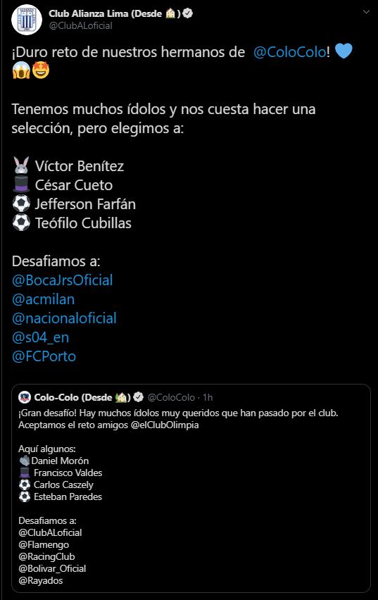 Alianza eligió a 4 ídolos (Captura)