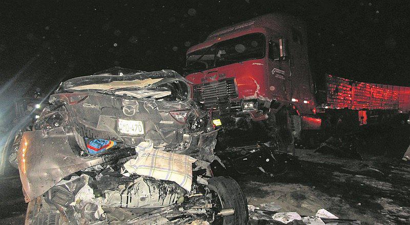 Huaura: Mamita y dos de sus hijos mueren en triple choque en la Panamericana Norte