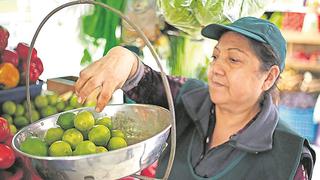 ​Kilo del limón ya está en su precio normal y se oferta a un sol el kilo