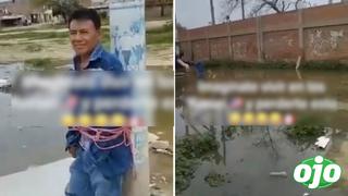 Vecinos secuestran a trabajador de SEDAPAL y exigen una rápida solución ante fuga de agua