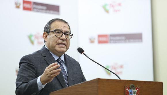 Alberto Otárola dijo que todos los ministros cuentan con la confianza del Gobierno a pesar de mociones de censura. (Foto: PCM)