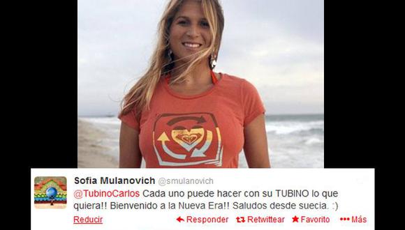 Sofía Mulánovich sacó chispa con respuesta a Carlos Tubino por unión civil gay