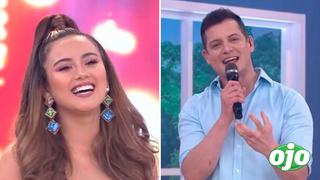 Gino Pesaressi coquetea con Amy Gutiérrez en vivo: “Necesito una mujer así” 