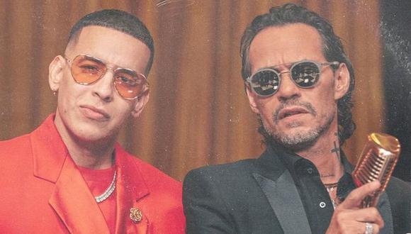 Daddy Yankee resalta haber logrado uno de sus deseos: grabar con Marc Anthony.(Foto: @daddyyankee).