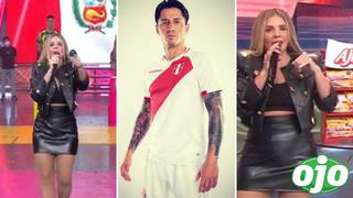 Johanna San Miguel se ‘emociona’ con Gianluca Lapadula tras empate de Perú: “estoy esperándote, soy tuya”