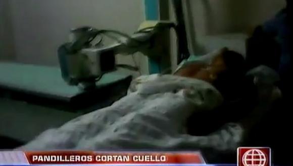 Pandillero le corta el cuello a sereno en San Juan de Miraflores [VIDEO]