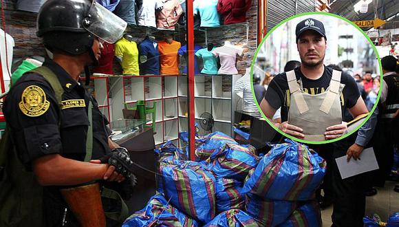 Incautan 400 sacos con ropa de contrabando en Gamarra (FOTOS Y VIDEO)