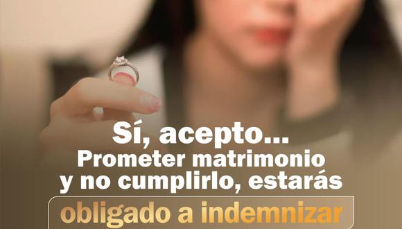 Conoce cómo proceder en caso tu pareja no hay cumplido su promesa de matrimonio. (Foto: Corte Superior de Justicia de Lima Norte/Facebook)