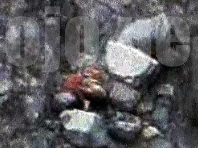 Fotografia de los restos de Ciro Castillo en el Colca