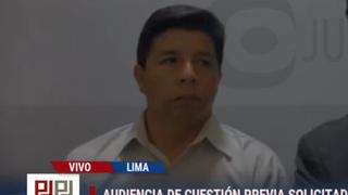 Pedro Castillo afirma que no intentó salir del país: “¿Por qué me voy a fugar? No he robado” | VIDEO