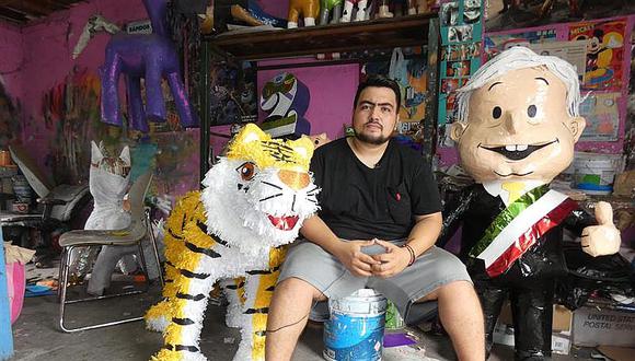 López Obrador, favorito en comicios de México, es rey de piñatas (VIDEO)