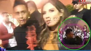 Christian Cueva, con cerveza en mano, celebra junto al Grupo 5