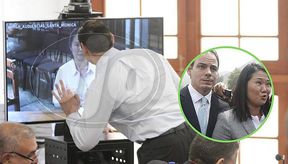 Mark Vito se muestra romántico con Keiko Fujimori durante audiencia de apelación (FOTOS)