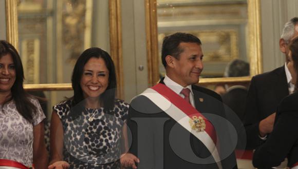 Fotos: Felicidad de Nadine Heredia ante juramentación de ministros