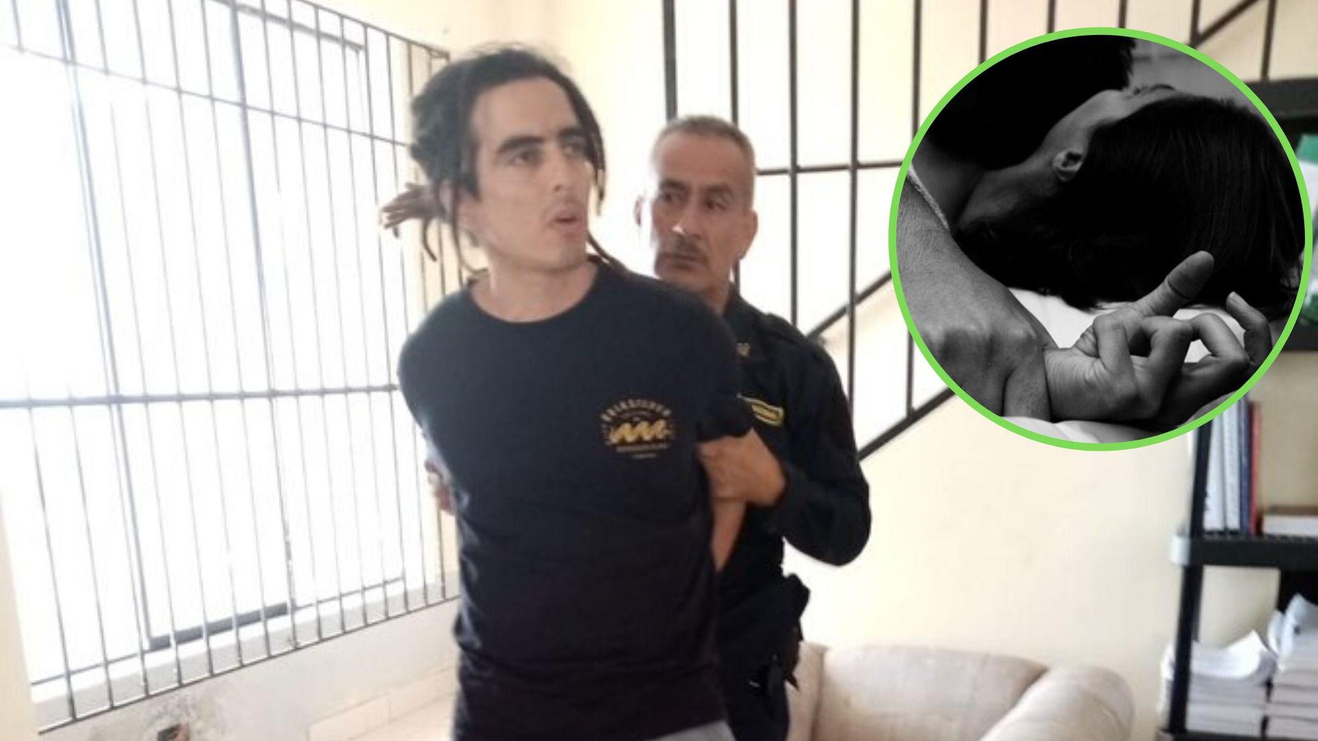 El sujeto capturado fue identificado como Ricardo Ponce Núñez. (Ministerio del Interior/Twitter) | Referencial