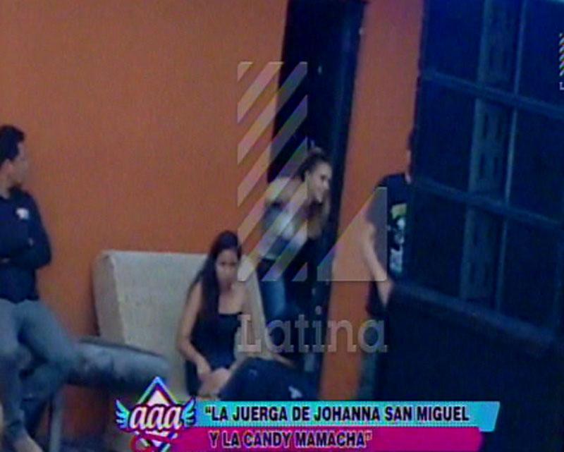 Johanna San Miguel coqueteó y jaloneó a DJ 