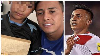 Christian Cueva: niño de la calle logró estar cerca de su ídolo (FOTO)