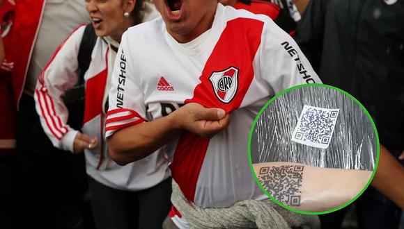 Hincha del River Plate se tatúa código QR del video de su equipo ganando la Libertadores (VIDEO)
