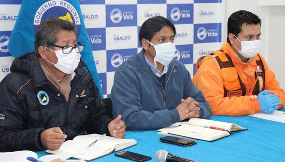 Las autoridades de Pasco se reunieron para tratar el retorno de los pasqueños varados en Lima.  (Foto: Gobierno Regional de Pasco)
