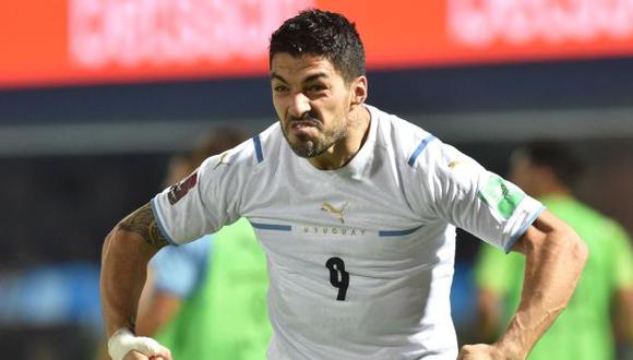 Luis Suárez anotó el gol del triunfo de Uruguay sobre Paraguay en las Eliminatorias. (Foto: AFP)