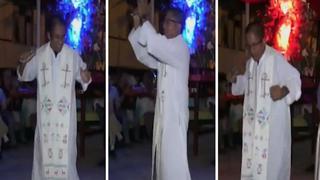 Sacerdote baila durante celebración de misa en Chanchamayo | VIDEO