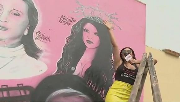 ​Michelle Soifer sobre su mural junto a Chabuca Granda: “Somos artistas peruanos”