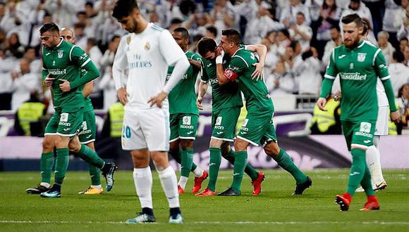 ​Real Madrid es humillado en la Copa del Rey al ser eliminado por Leganés