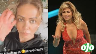 Gisela Valcárcel lamenta no haber bajado de peso y culpa a “tres caramelitos” que no pudo evitar comer