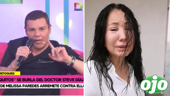 Cirujano Steve Díaz dispara contra Janet Barboza. Foto: (Willax TV | redes sociales).