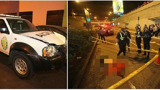 Cercado de Lima: patrullero mata a hombre que intentaba cruzar la vía Expresa Grau (VIDEO)