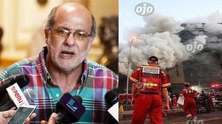 Daniel Abugattás califica de "raro" el incendio ocurrido en la FAP