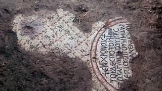 Descubren mosaicos que serían pisos de legendaria iglesia de apóstoles Pedro y Andrés