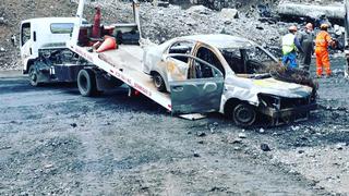 Despejan la Carretera Central tras retirar camiones cisterna que explotaron en Huarochirí