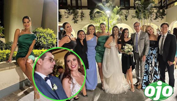 Las mejores y peores vestidas de la boda de Verónica Linares y Alfredo Nieto. Foto: (Instagram/@valepiazzav).