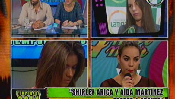 Shirley Arica llora al encontrarse con Aída Martínez 